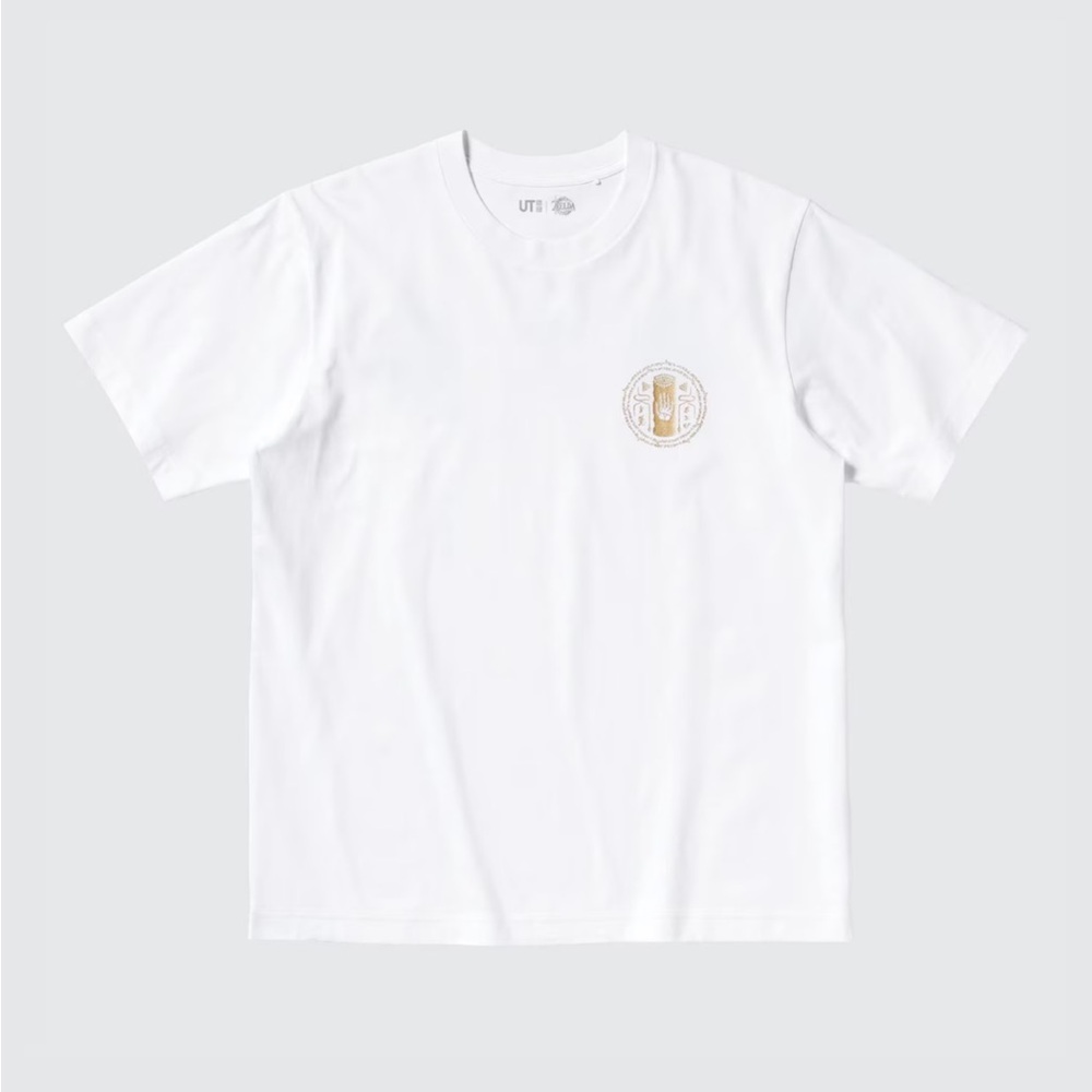 Uniqlo Legend of Zelda White Short Sleeve Tee